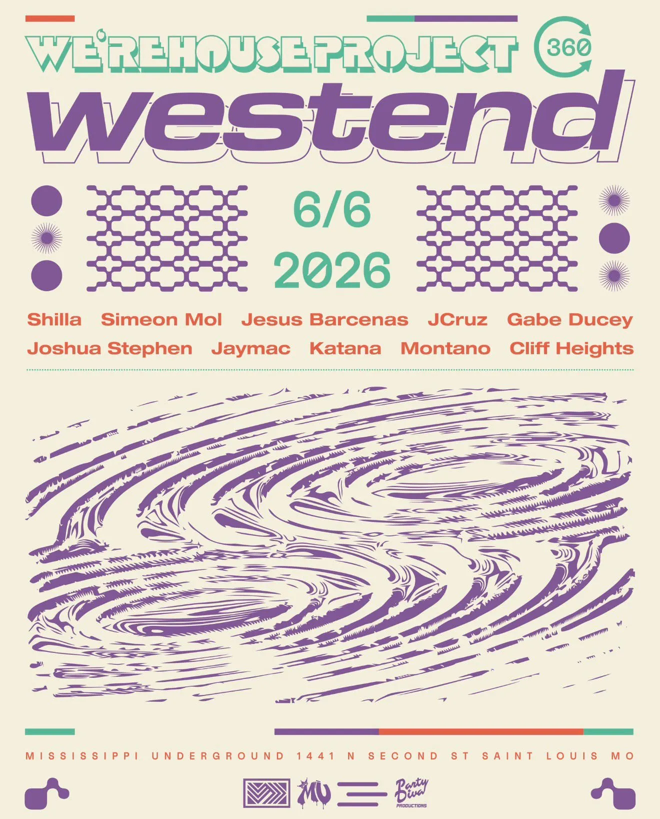 WE'REHOUSE PROJECT: WESTEND event banner