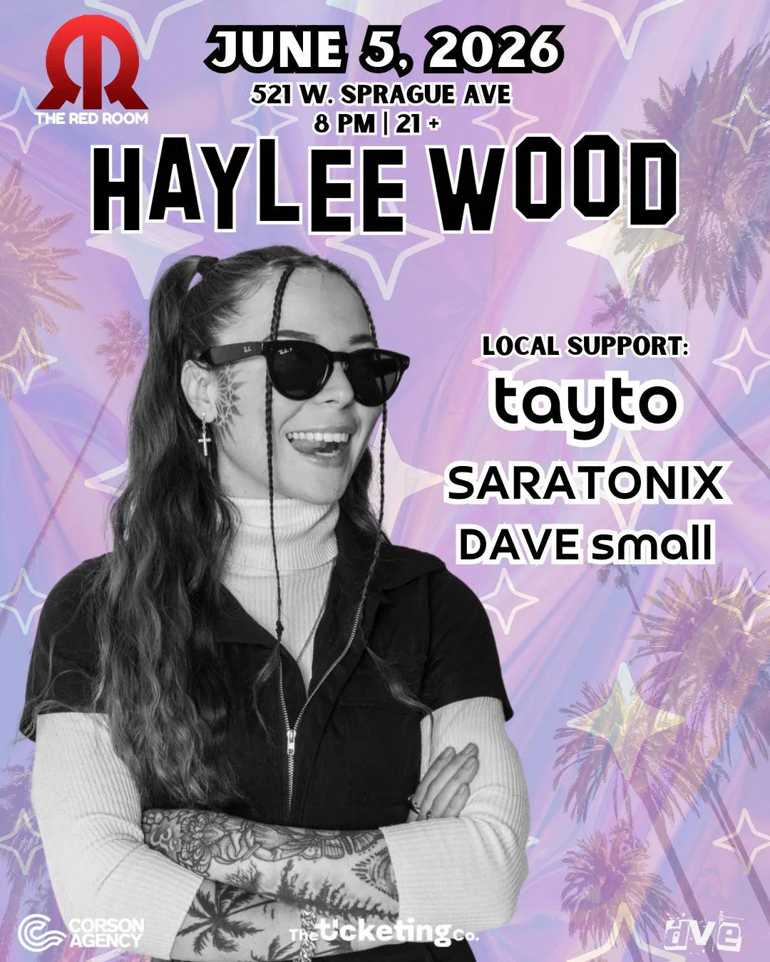 FRIDAY: HAYLEE WOOD - 6.5.26 event banner