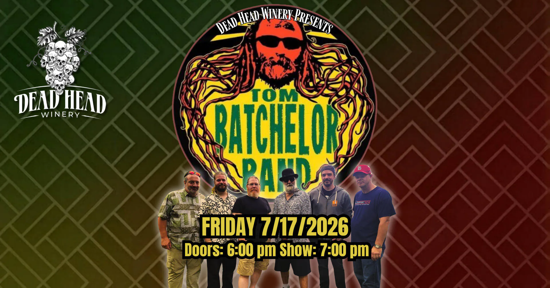 Tom Batchelor Band event banner