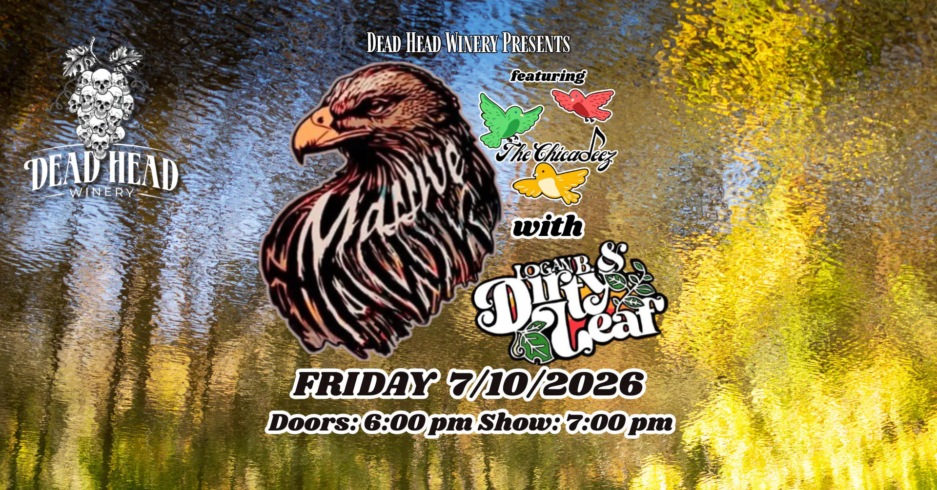 Massive Hawk (feat. The Chicadeez) wsg Logan B & Dirty Leaf event banner
