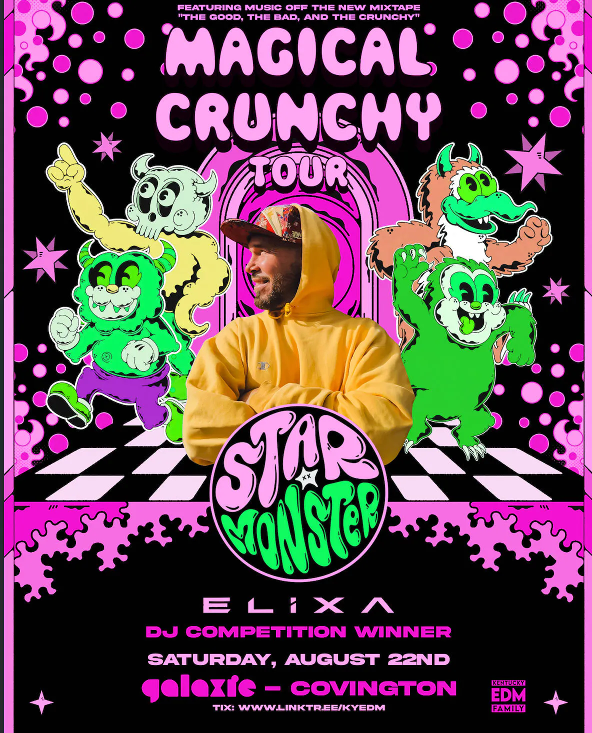 Star Monster: Magical Crunchy Tour w/ Elixa at Galaxie - Covington event banner