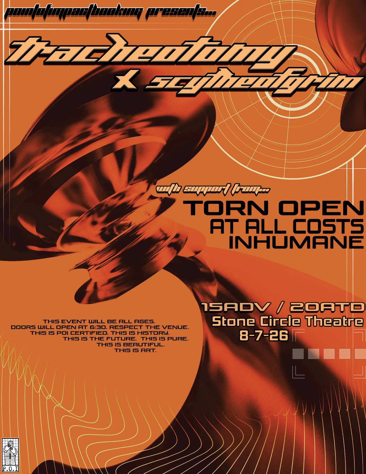 TRACHEOTOMY X SCYTHE OF GRIM 2026 event banner