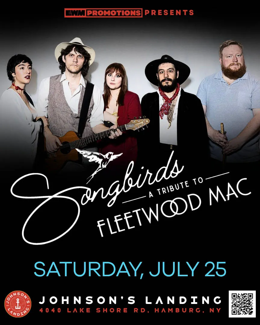 Songbirds: A Tribute to Fleetwood Mac at Johnson's Landing! event banner