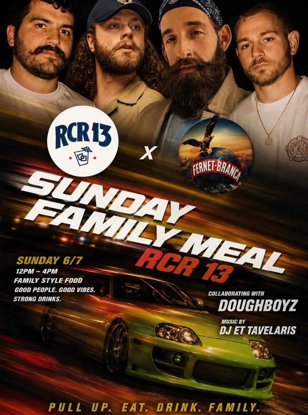 Fast & Furious Family Meal event banner