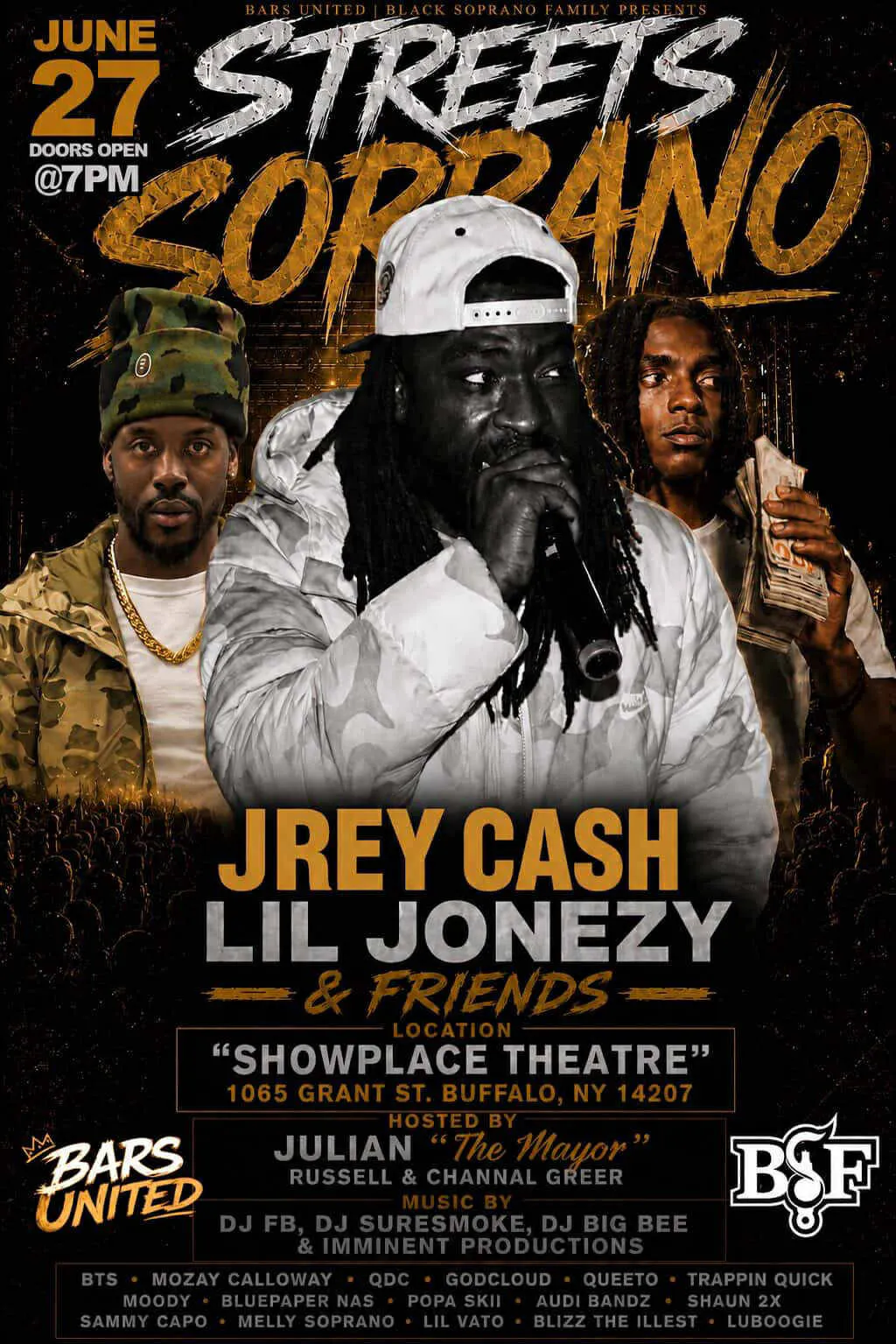 Streets Soprano event banner