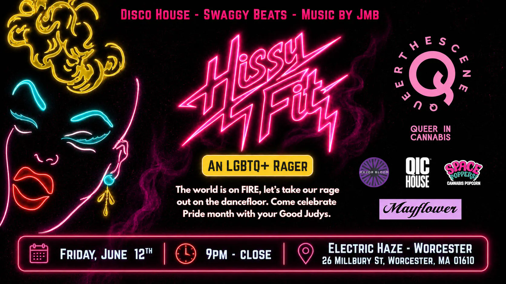 Hissy Fit event banner