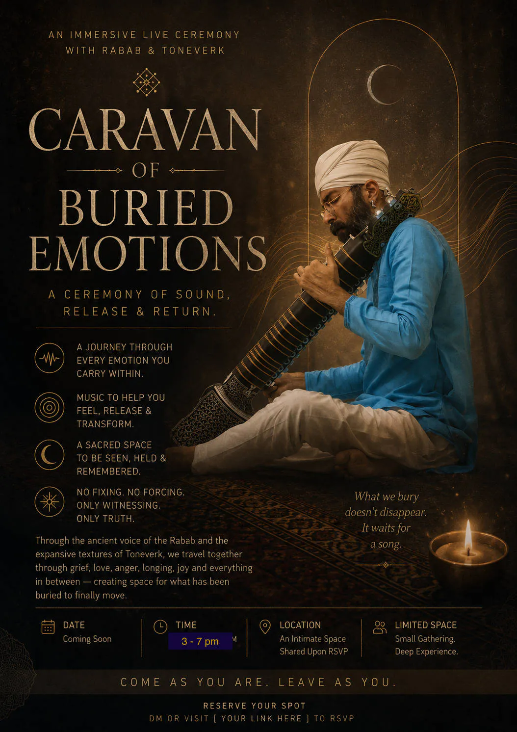 Caravan of Buried Memories event banner
