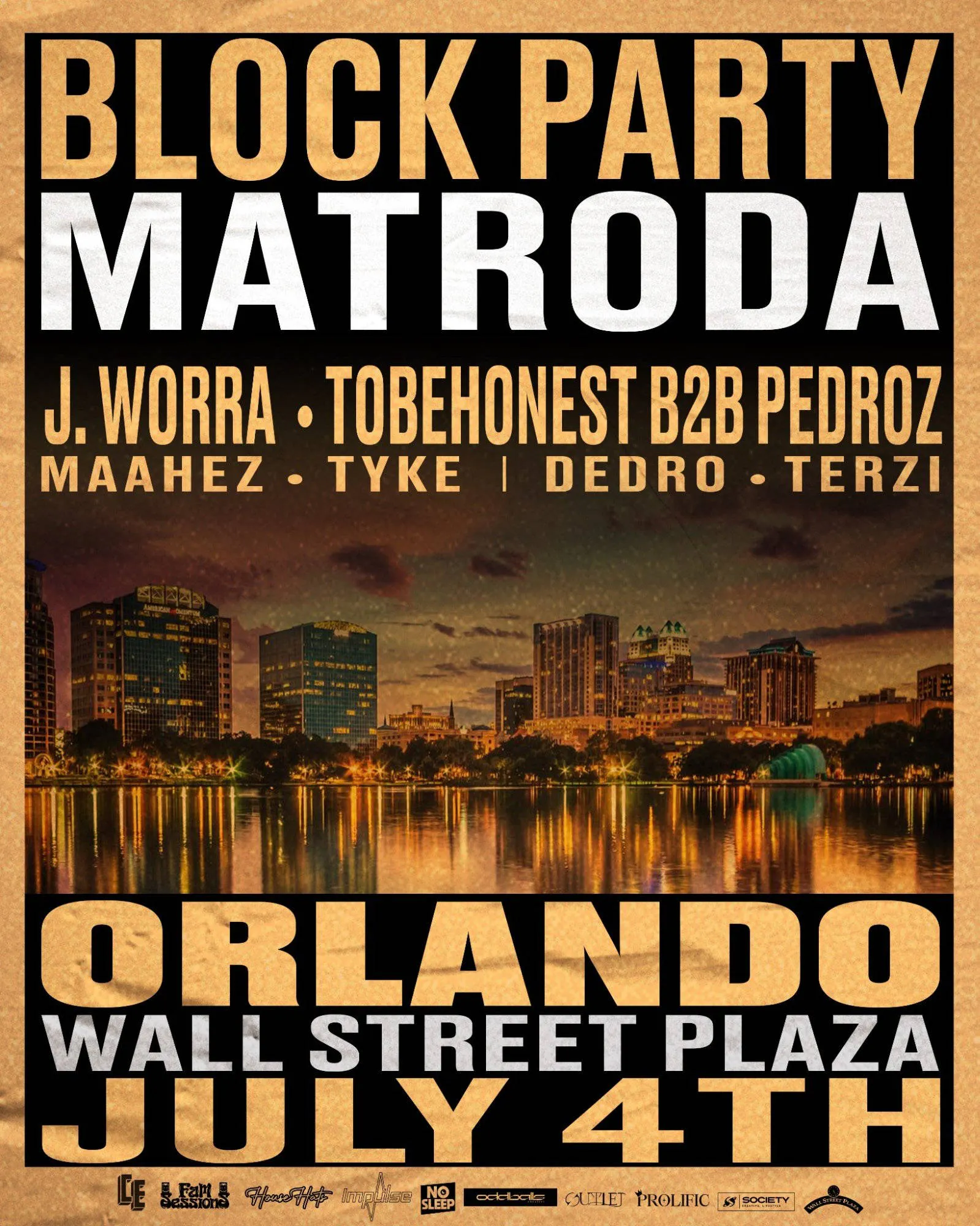 Matroda Block Party event banner