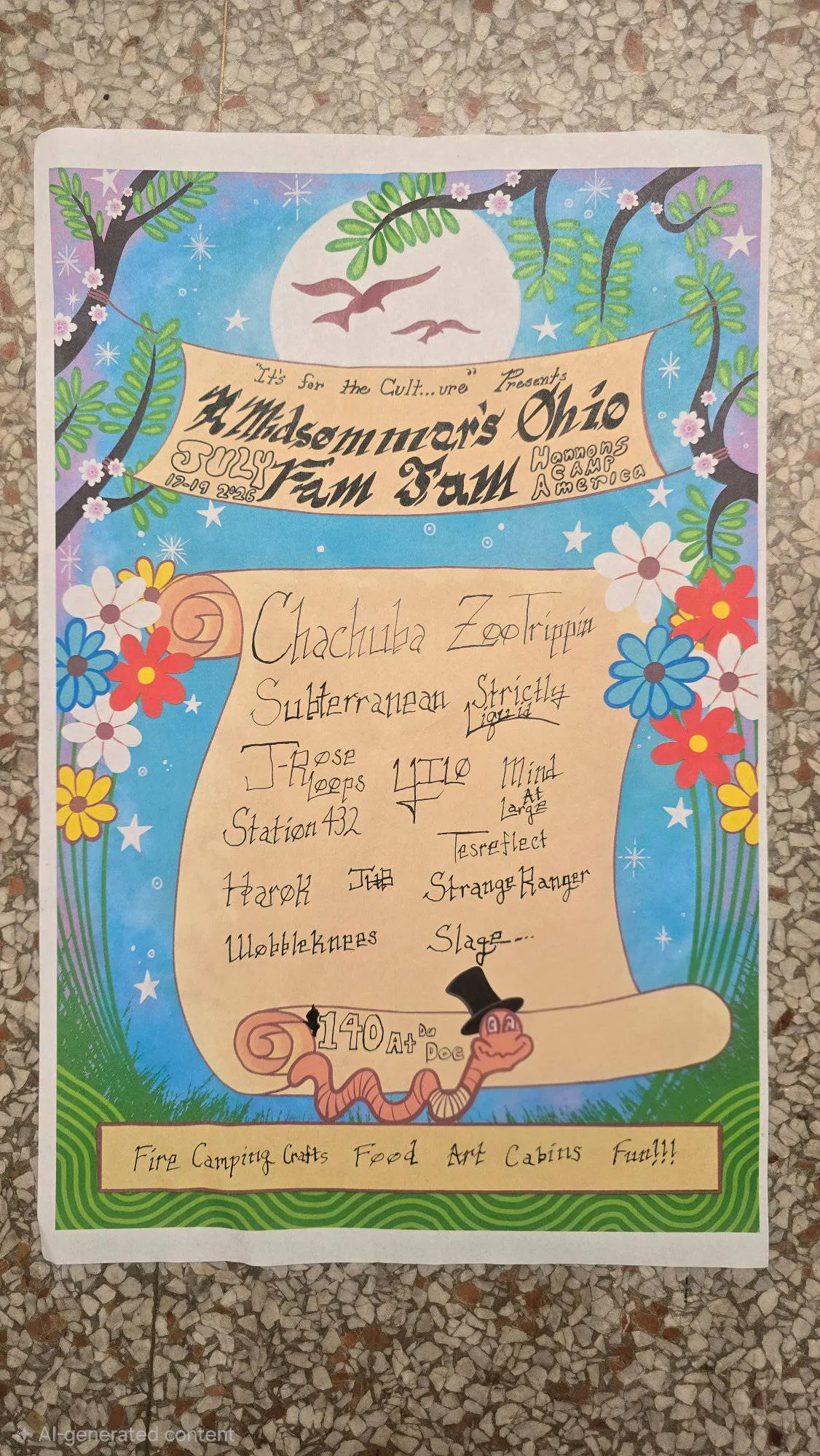 A Midsommar's Ohio Fam Jam event banner