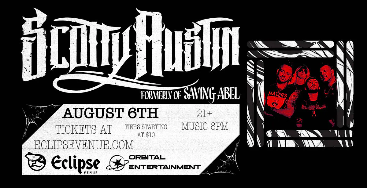 Scotty Austin (Former Singer of Saving Abel) event banner