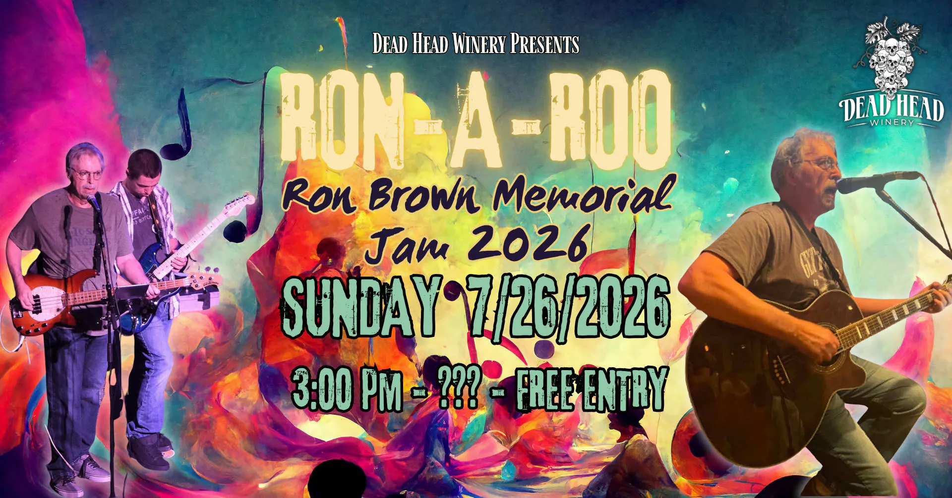 Ron-A-Roo (Ron Brown Memorial Jam 2026) event banner