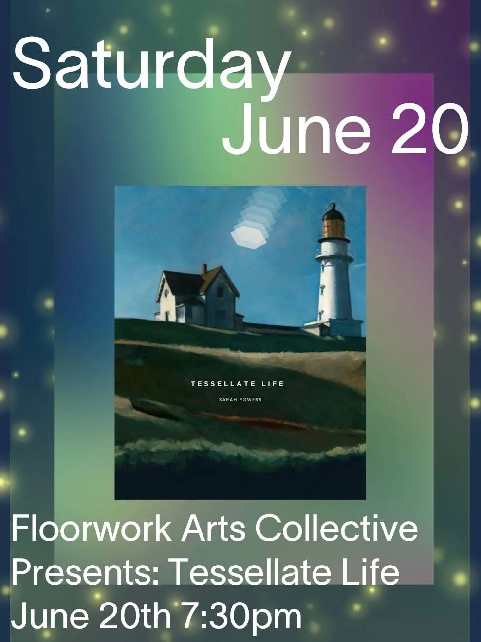 Tessellate Life - a staged reading by Sarah Powers & Floorwork Arts Collective event banner