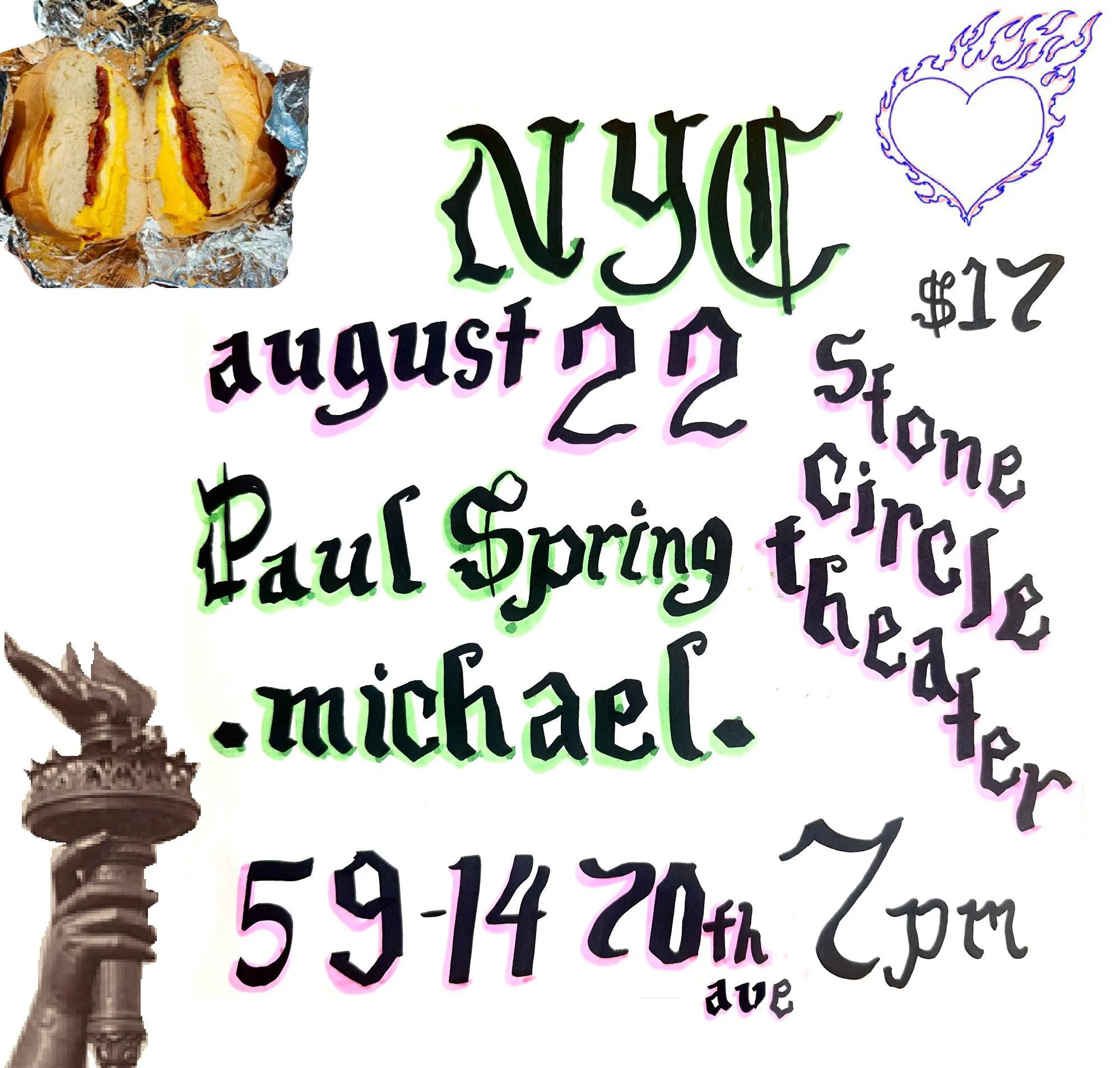 Paul Spring Album Release event banner