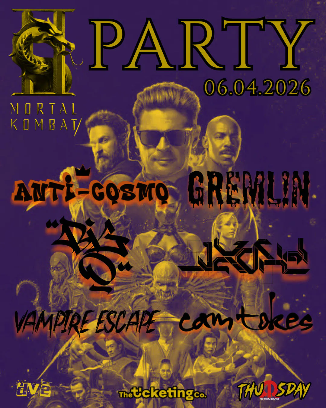ThuRRsday: MORTAL KOMBAT PARTY II event banner