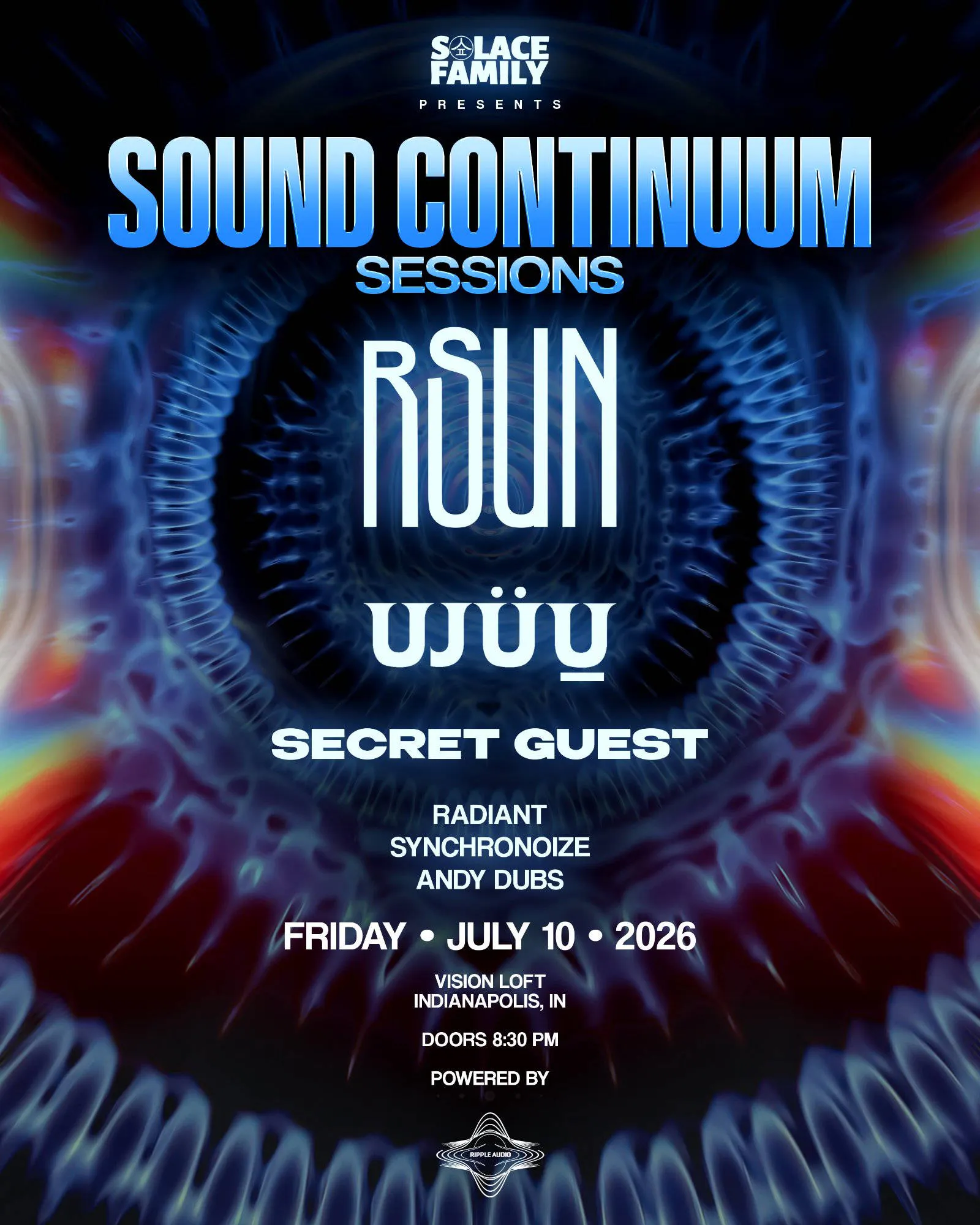 Solace Family Records Presents: Sound Continuum Sessions - rSun event banner