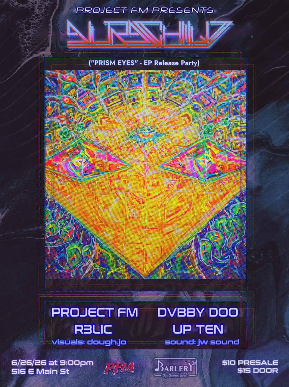 PRISM EYES | AURACHILD RELEASE PARTY event banner