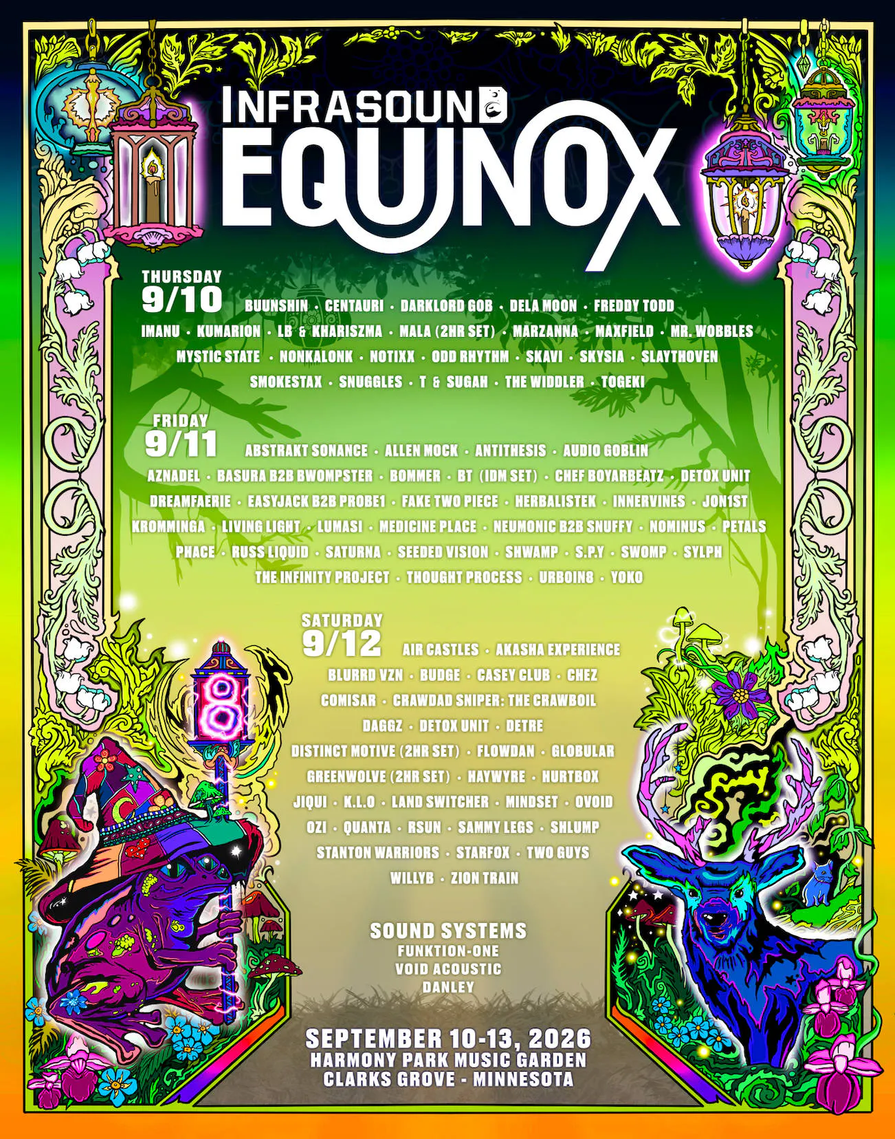 Infrasound Equinox 2026 event banner