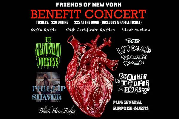 Friends of New York Benefit Concert event banner