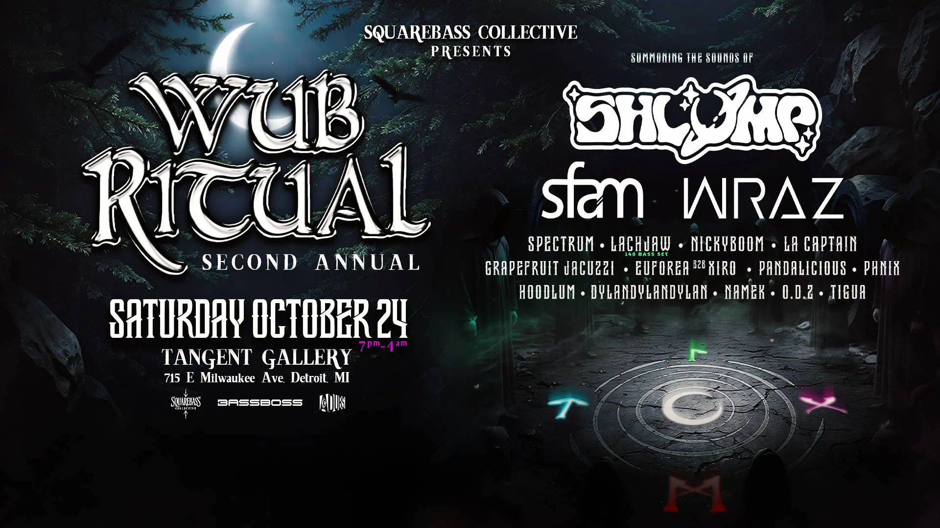 Wub Ritual w/ Shlump October 24th event banner