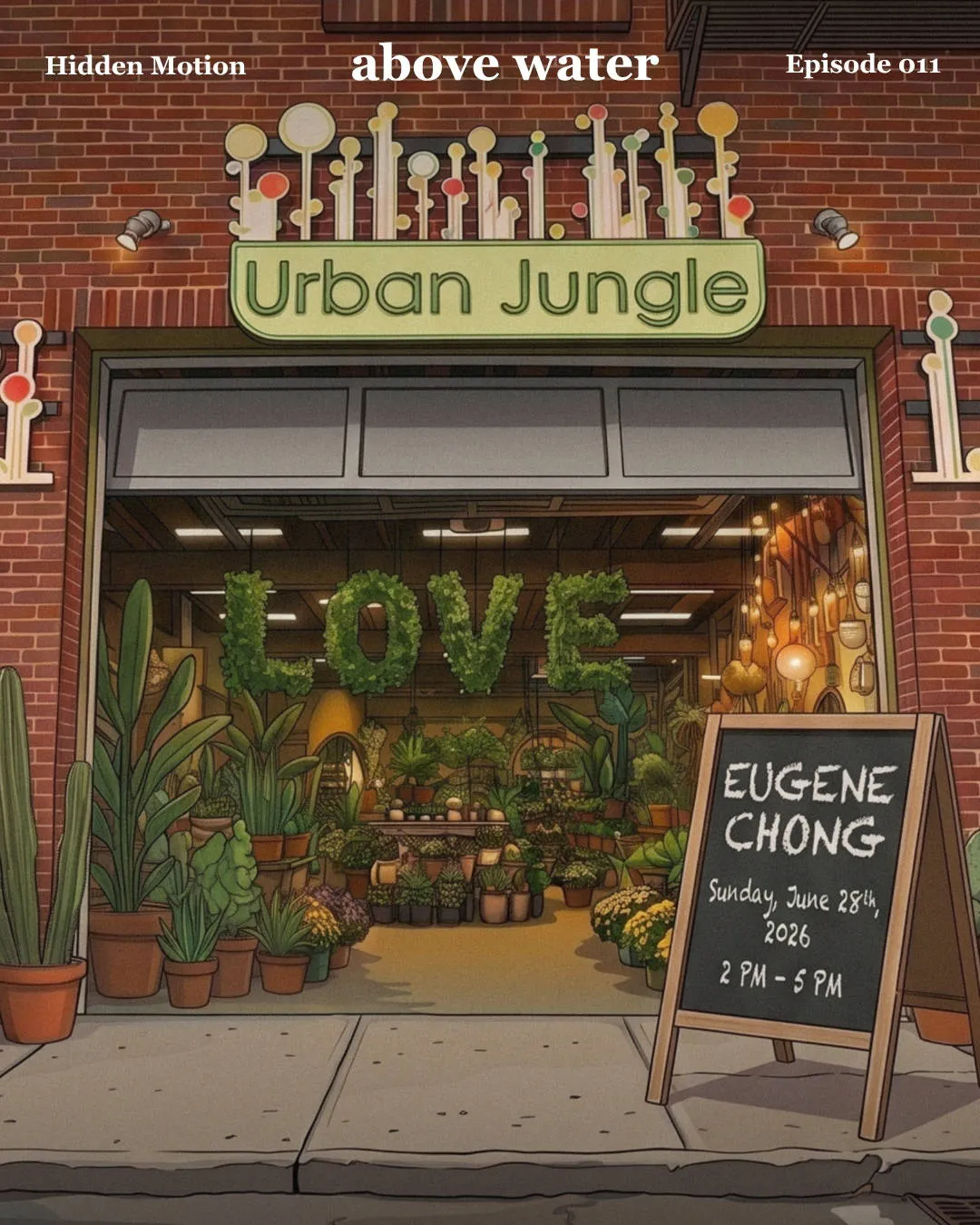 above water - Hidden Motion Ep. 011 - Eugene Chong event banner