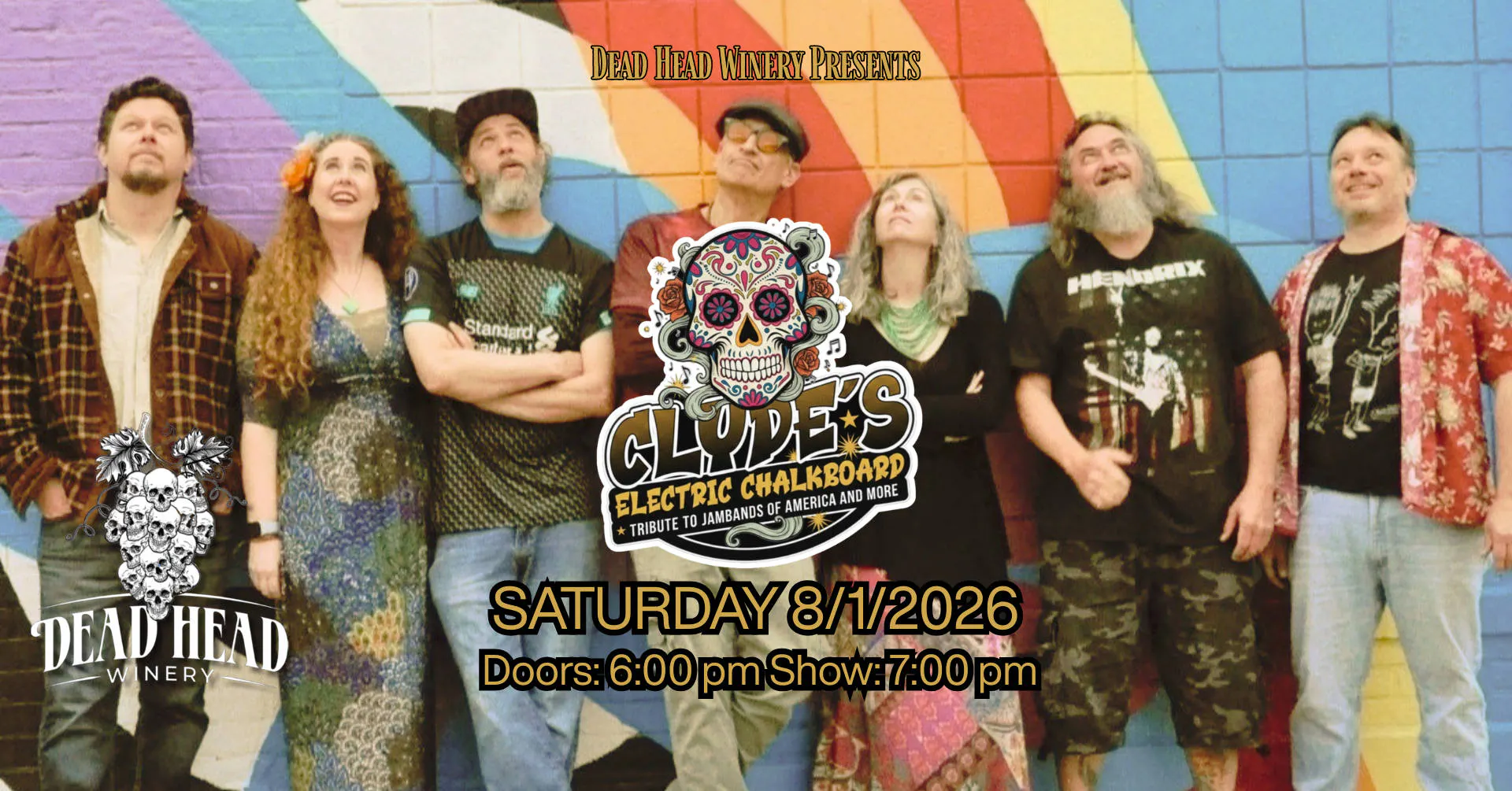 Clyde's Electric Chalkboard (A tribute to Jambands of America) event banner