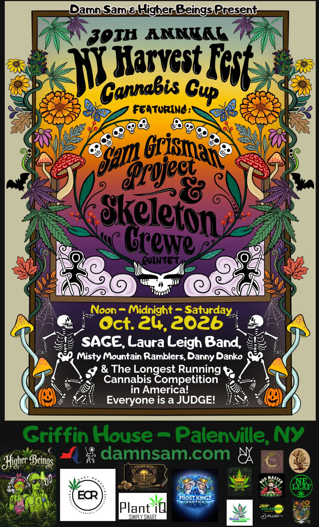 30th annual NY Harvest Fest event banner