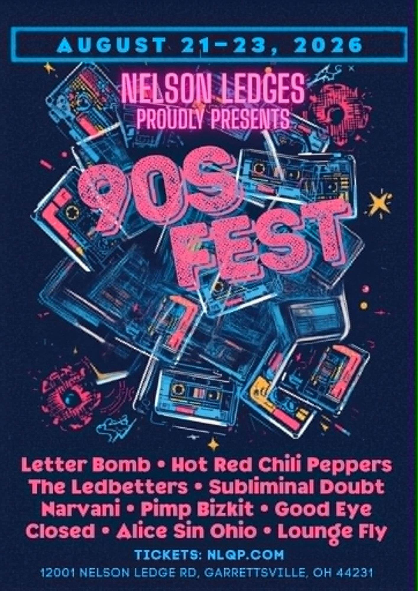 90's Fest 2026 at Nelson Ledges Quarry Park