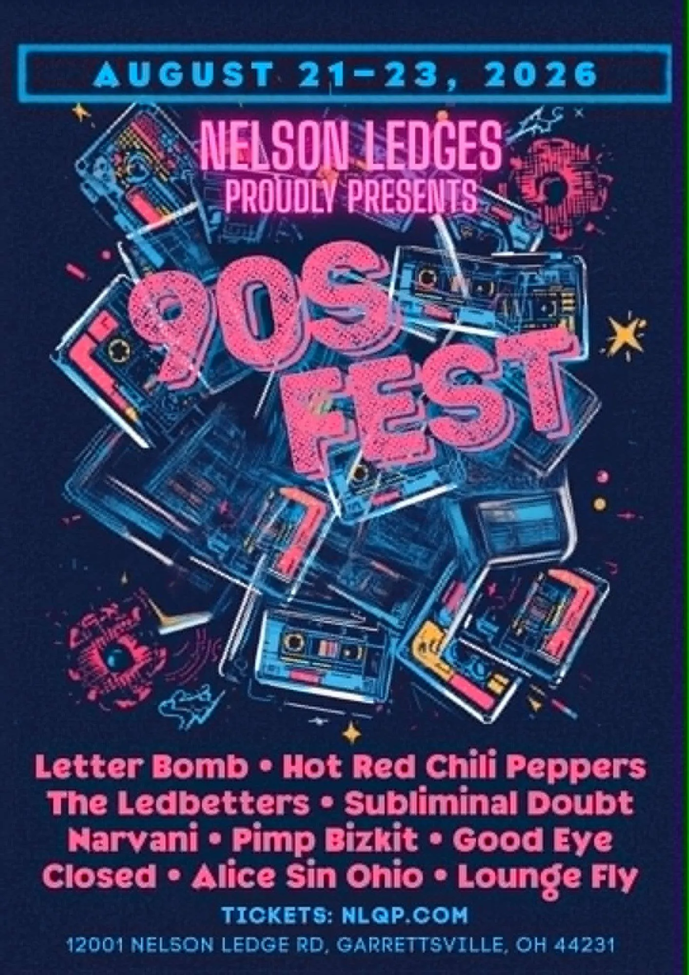 90's Fest 2026 event banner