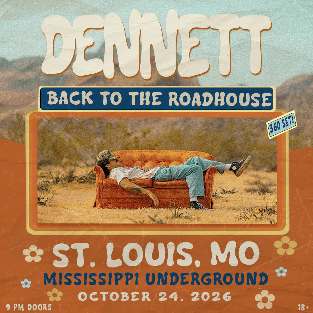 DENNETT - BACK TO THE ROADHOUSE TOUR 2026 event banner