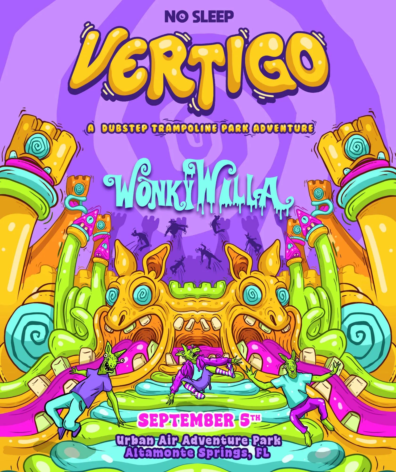Vertigo feat: WonkyWilla event banner