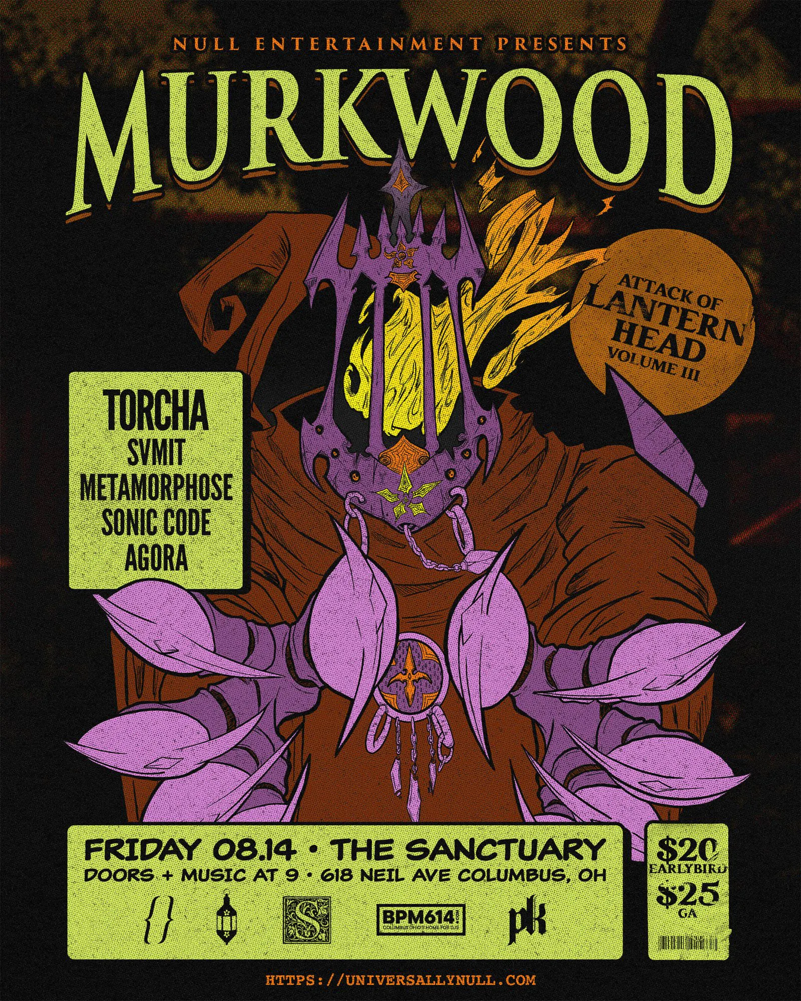 MURKWOOD | TORCHA | AUGUST 14, 2026 event banner