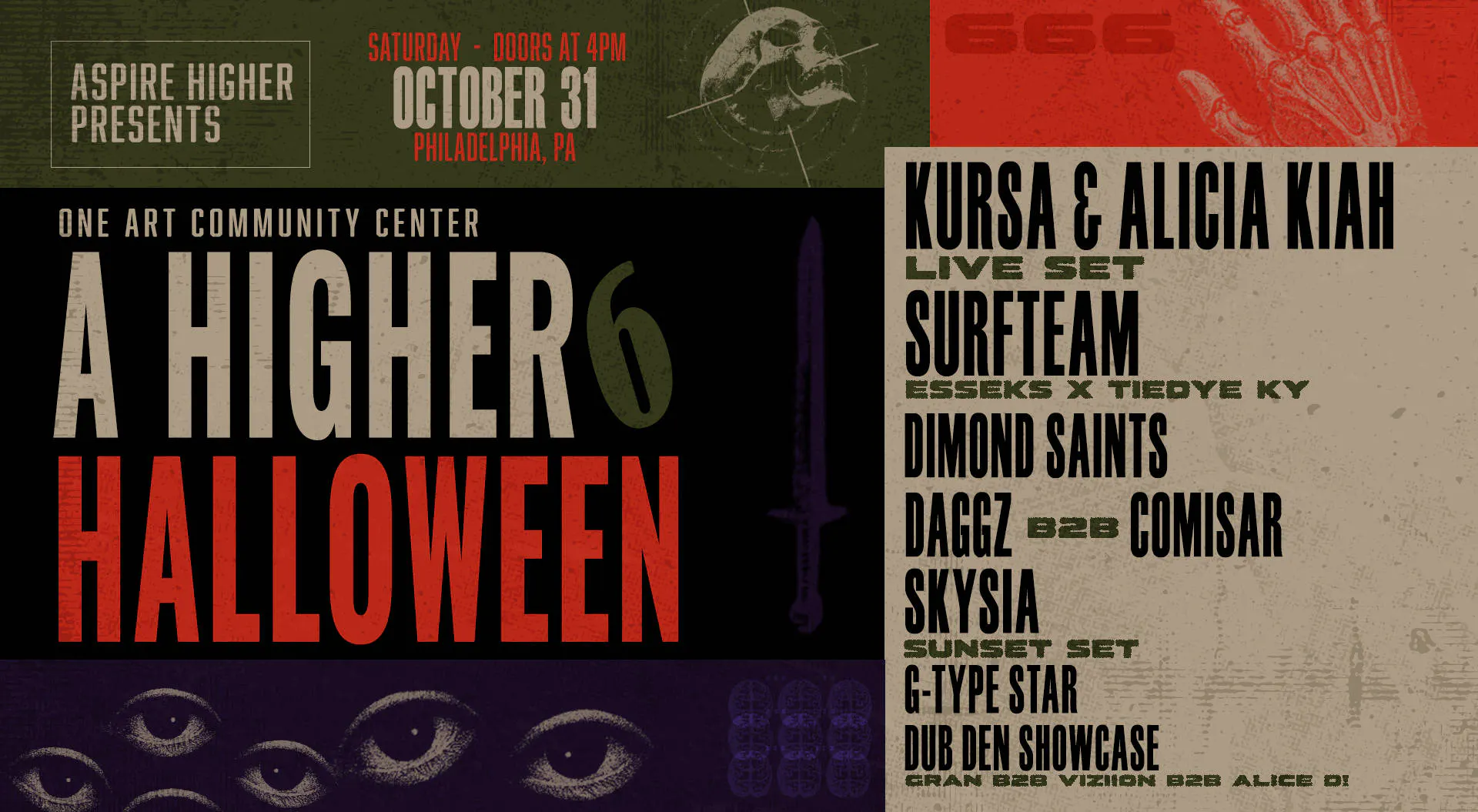 A Higher Halloween 6 event banner