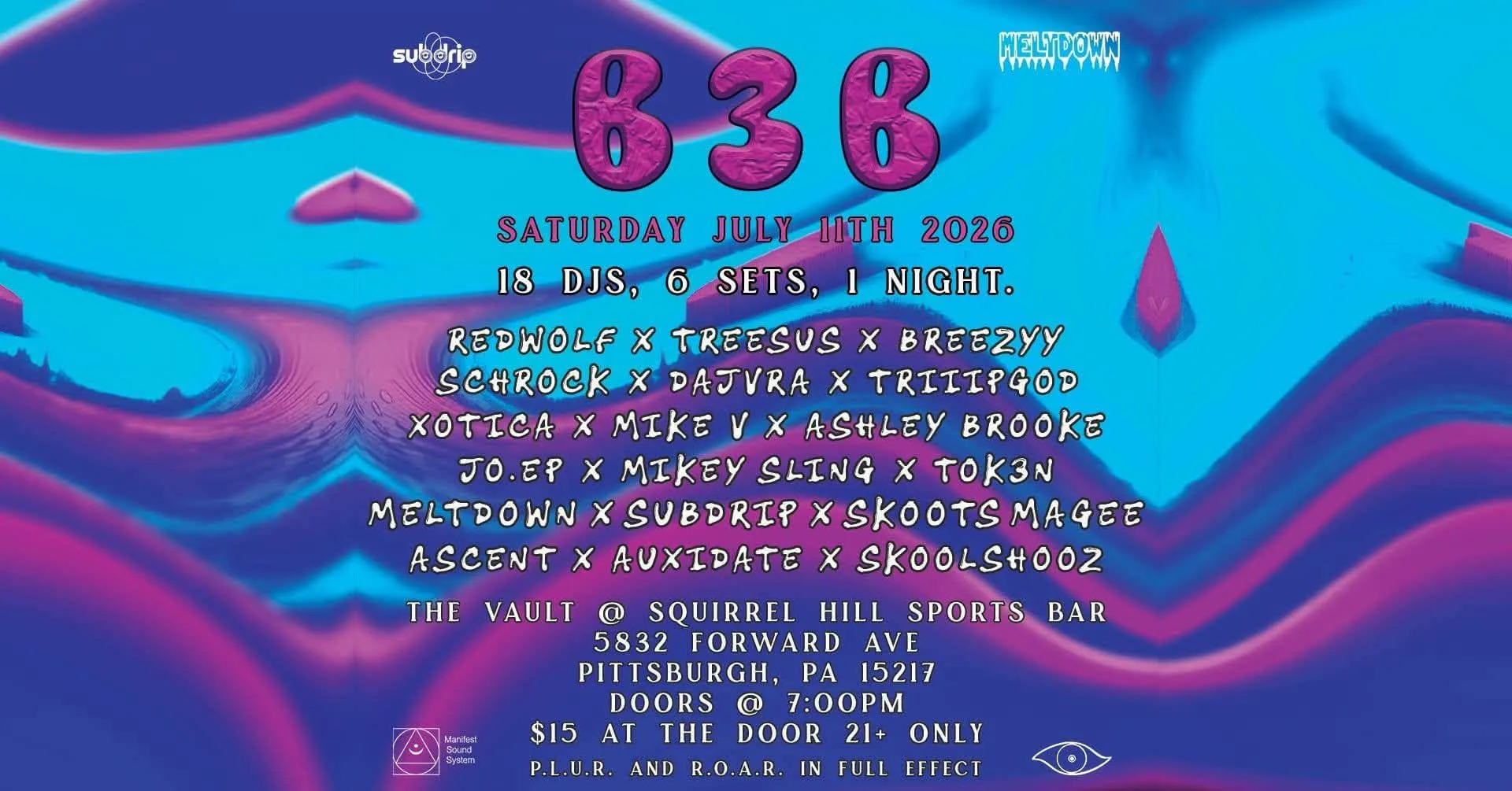 B3B : Pittsburgh EDM DJ Showcase event banner