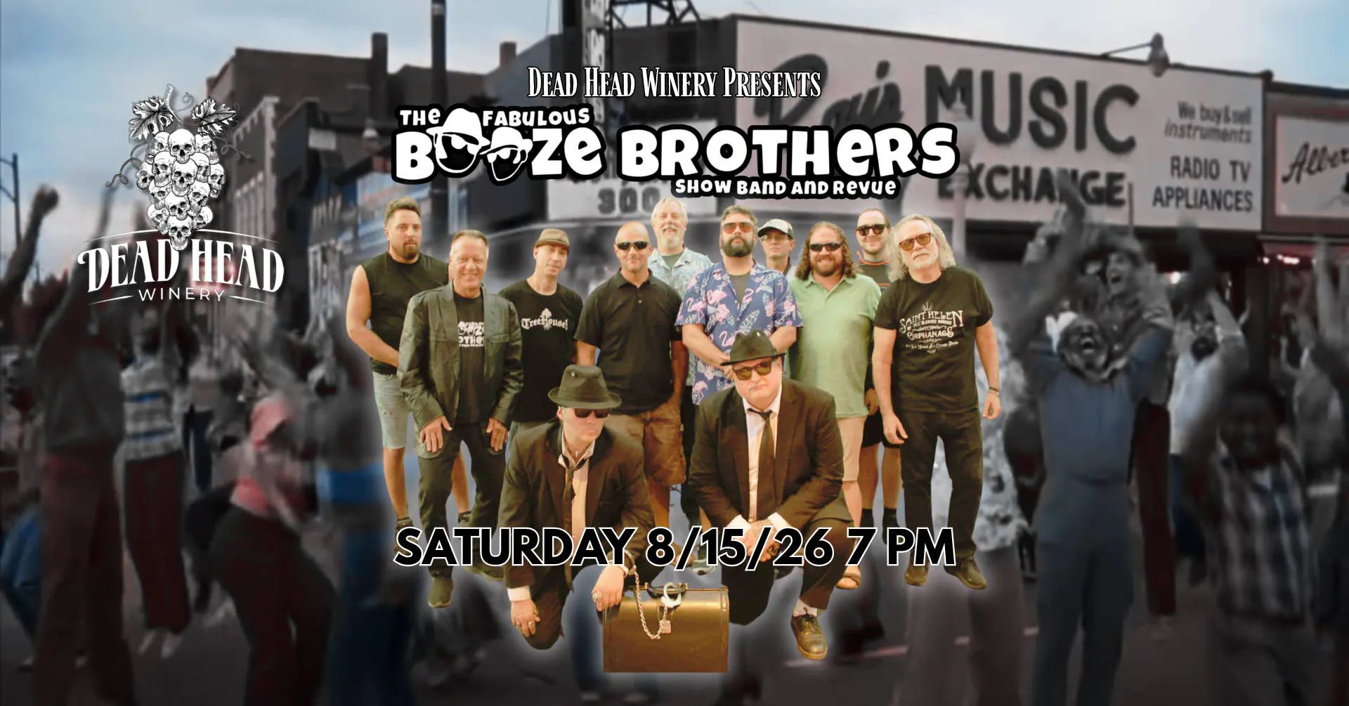 The Fabulous Booze Brothers Show Band and Revue event banner