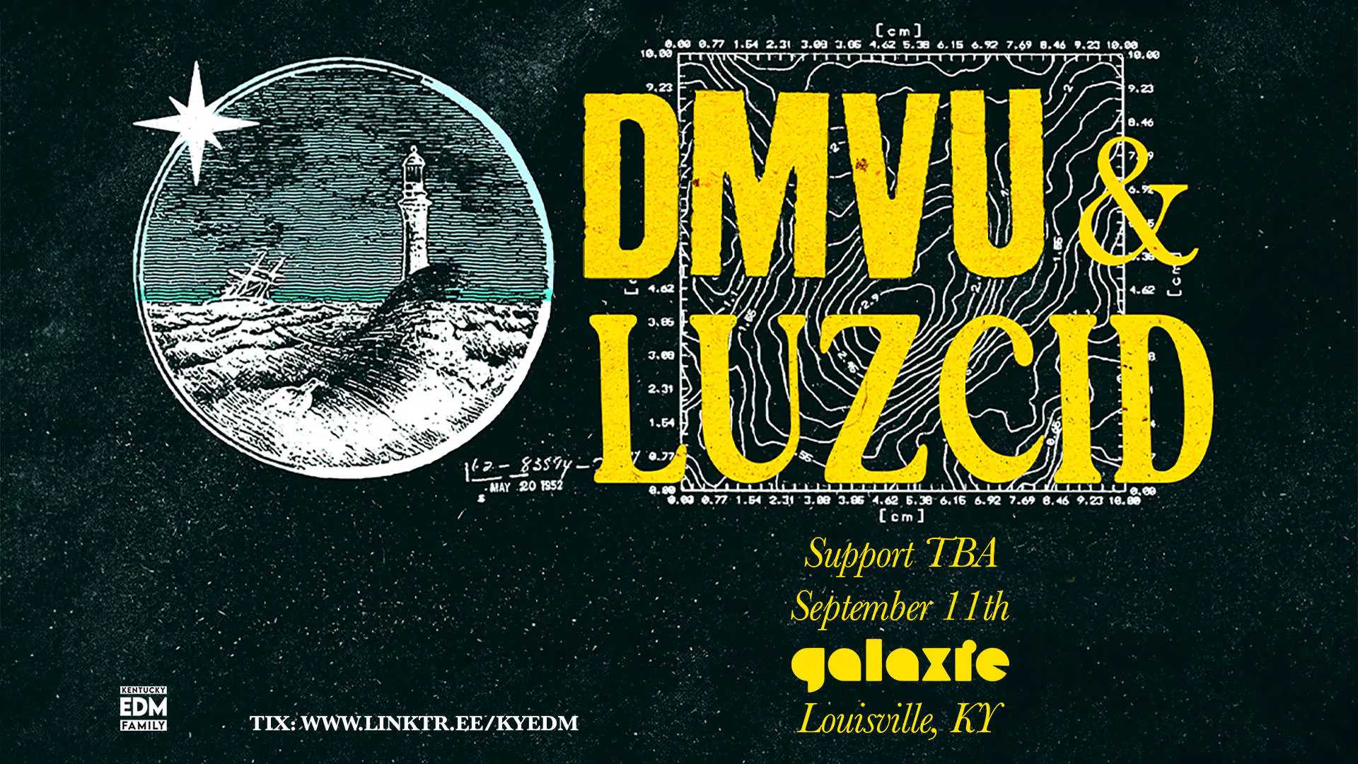 DMVU & Luzcid at Galaxie - Louisville event banner