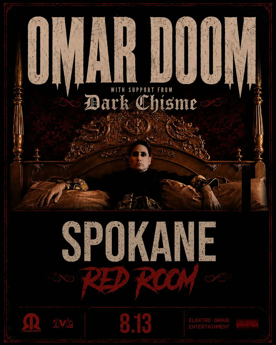 OMAR DOOM w/ Dark Chisme - Presented by Elektro Grave Entertainment & DVE event banner