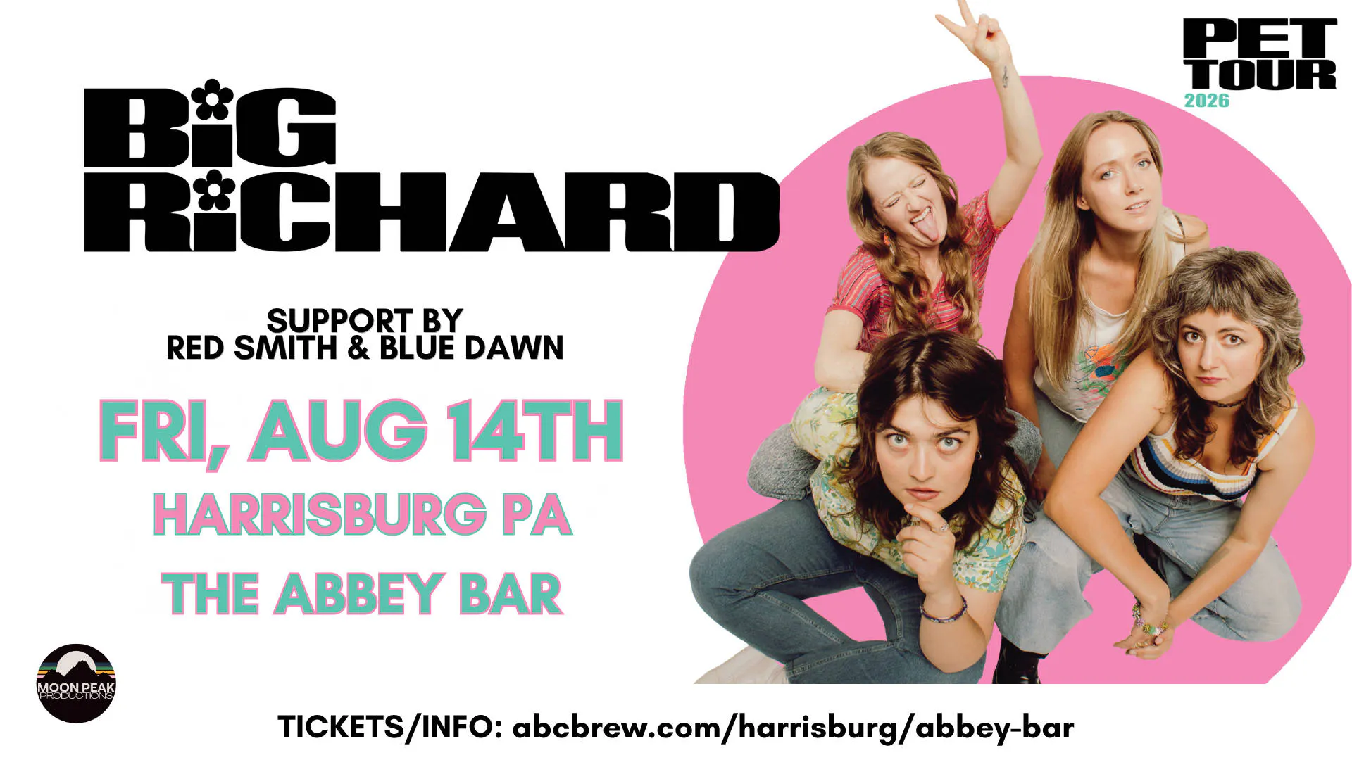 Big Richard at The Abbey Bar | Harrisburg PA event banner