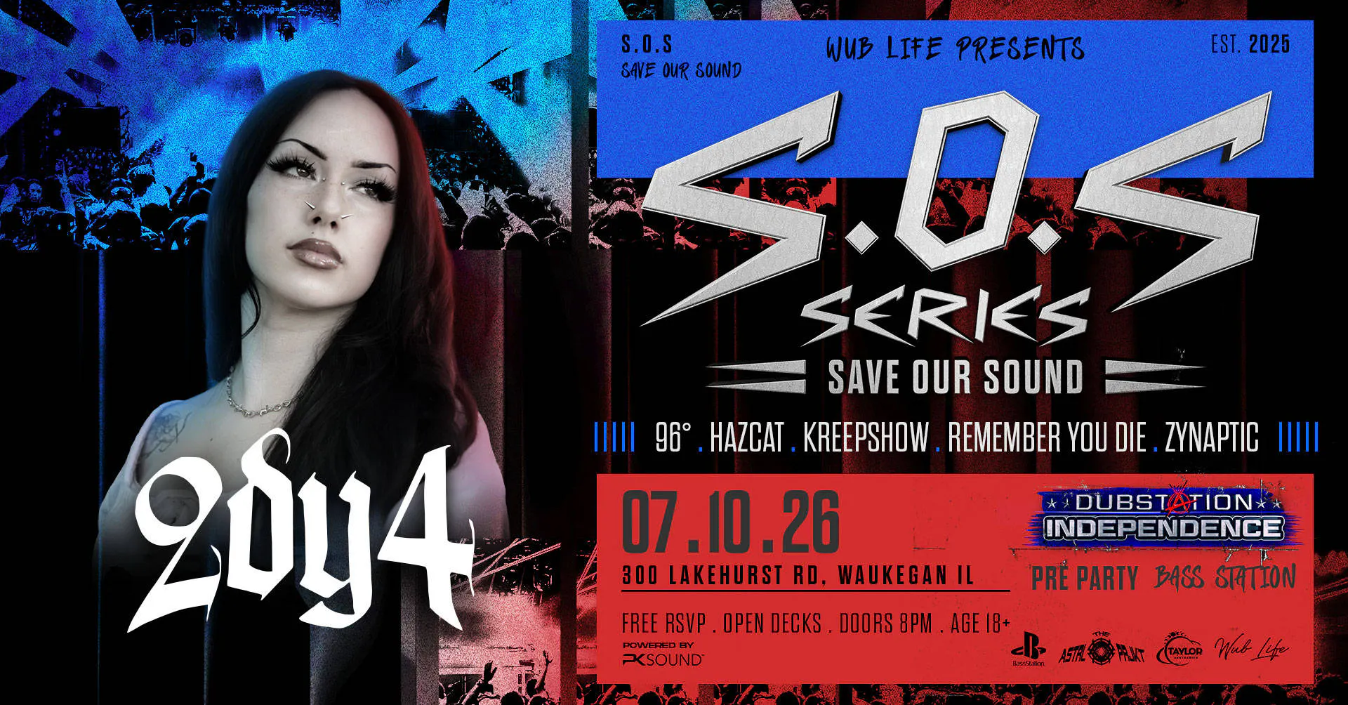 SOS SERIES ft. 2DY4 event banner