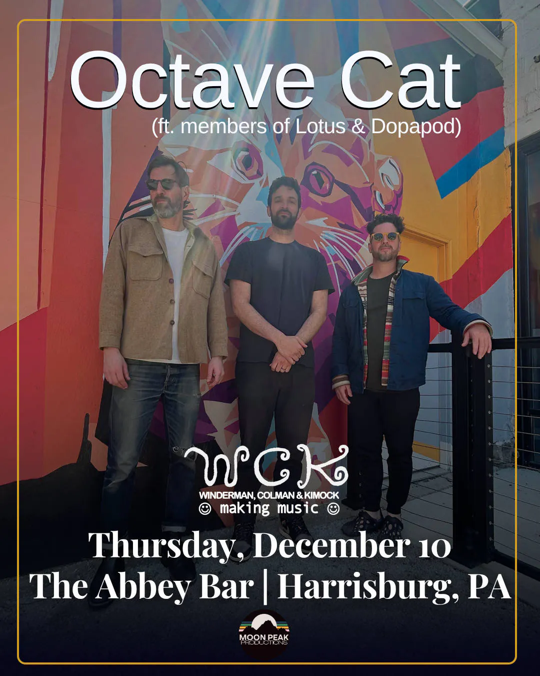 Octave Cat (ft. members of Lotus & Dopapod) at The Abbey Bar | Harrisburg PA event banner