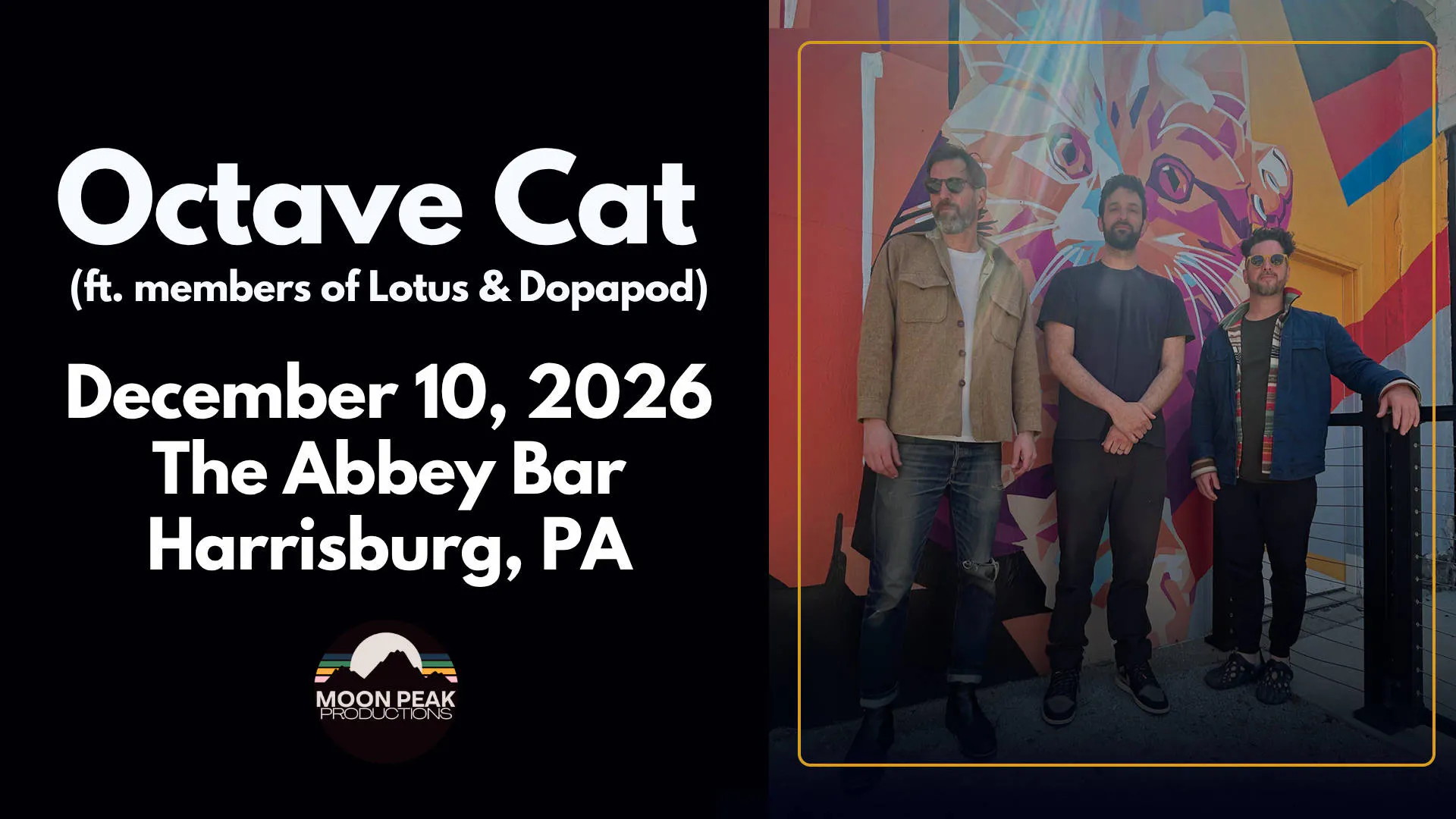 Octave Cat (ft. members of Lotus & Dopapod) at The Abbey Bar | Harrisburg PA event banner