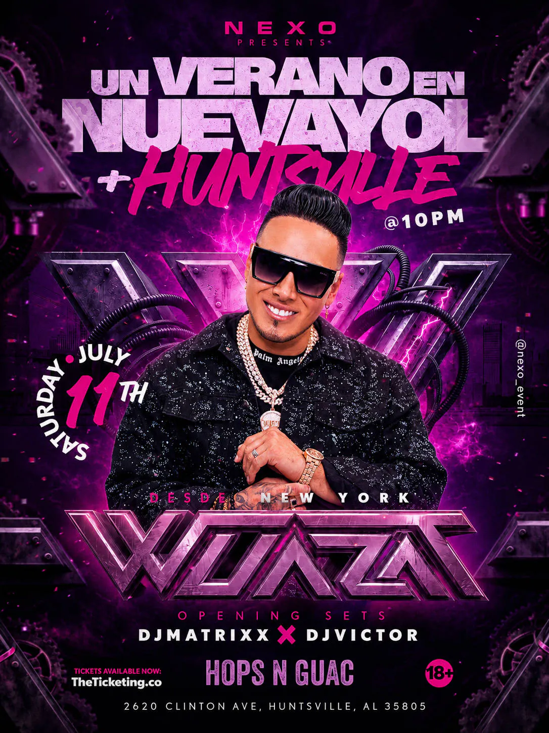 UN VERANO EN NUEVAYOL X HUNTSVILLE   (DJ WUAZAT) event banner
