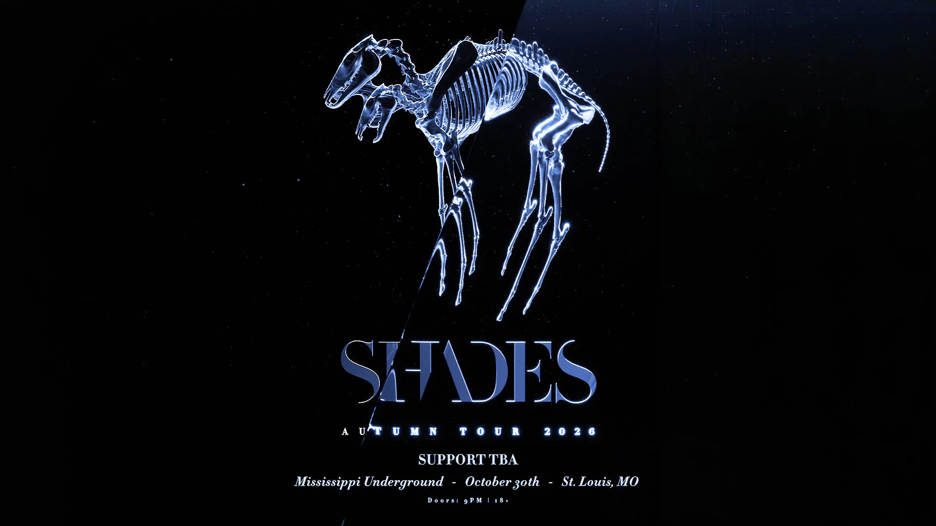 SHADES: AUTUMN TOUR 2026 event banner