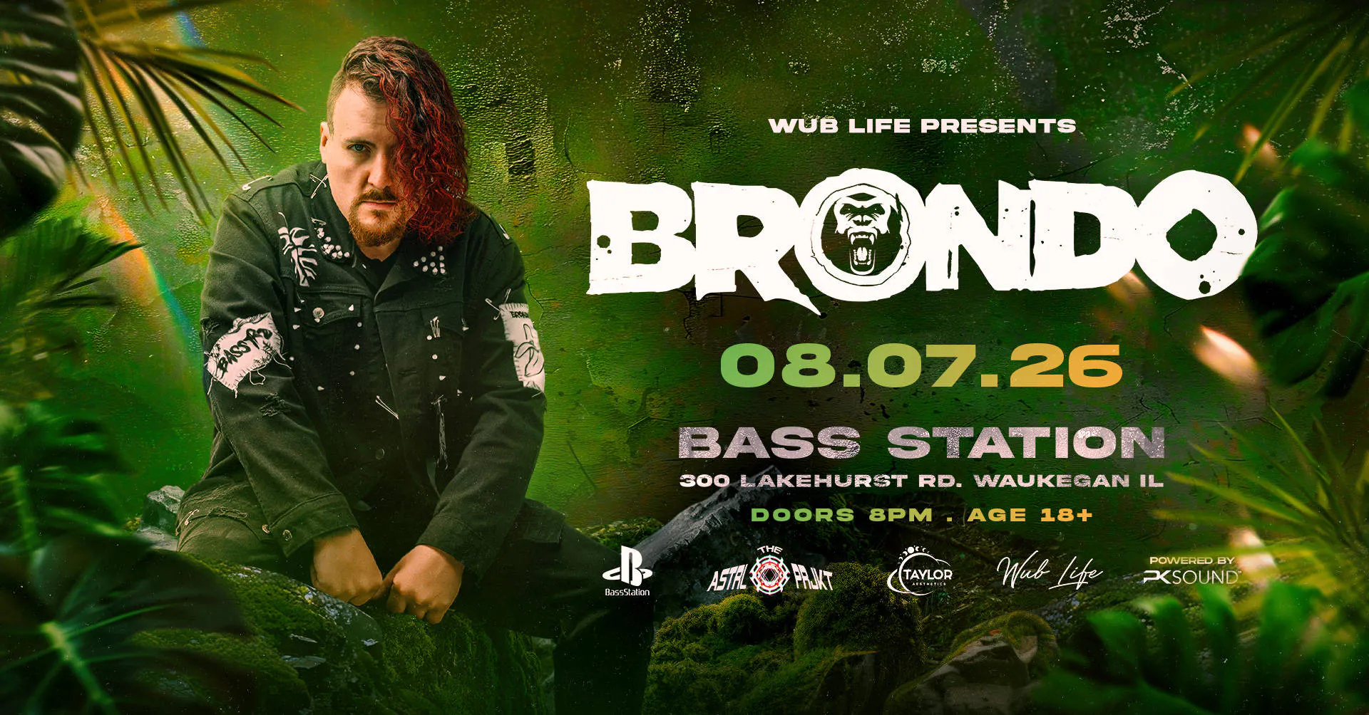 BRONDO AT BASS STATION event banner