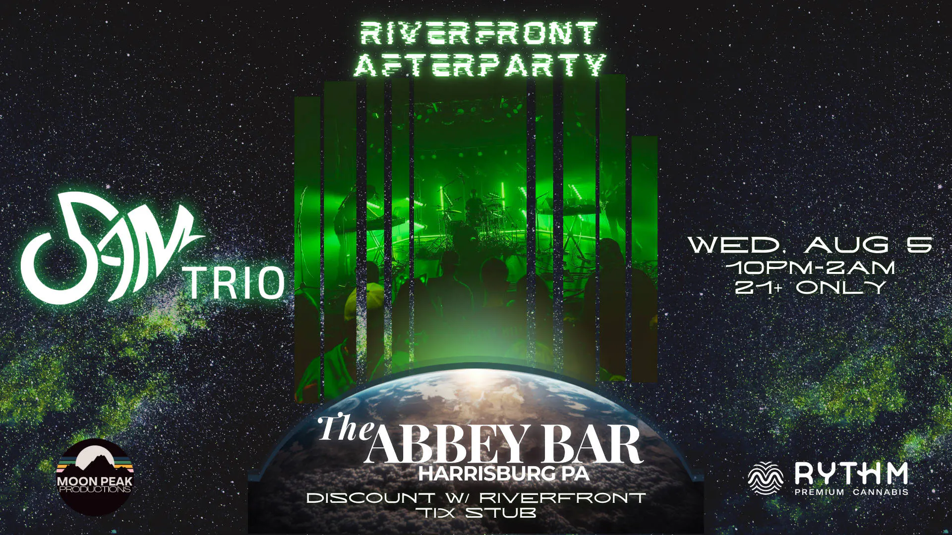 5AM Trio Late-Night at The Abbey Bar event banner