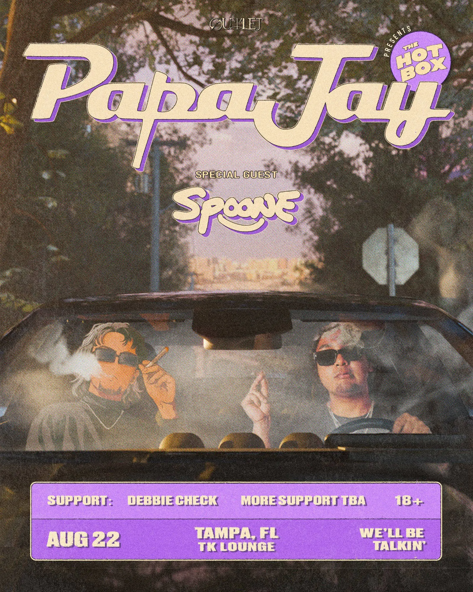 PapaJay w/ Spoone - Tampa, FL event banner