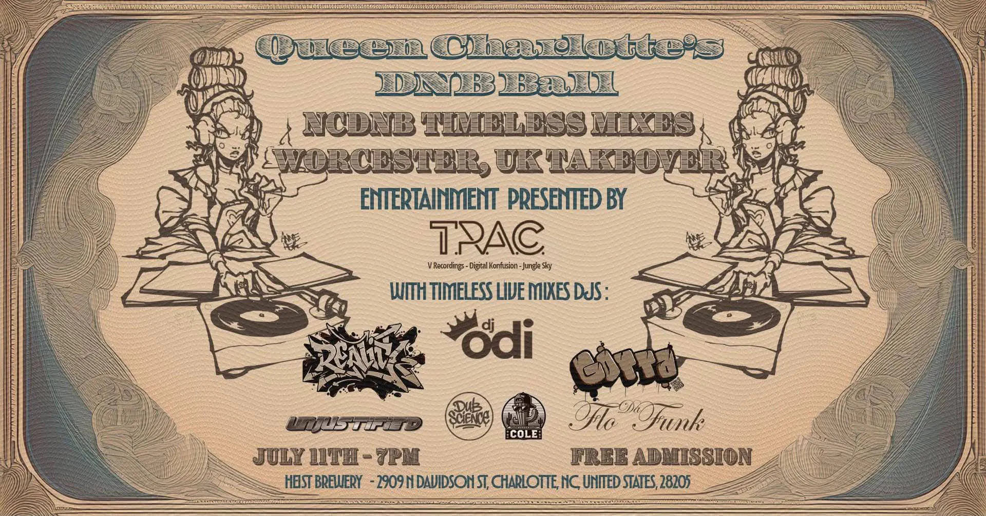 Queen Charlotte’s DNB Ball event banner