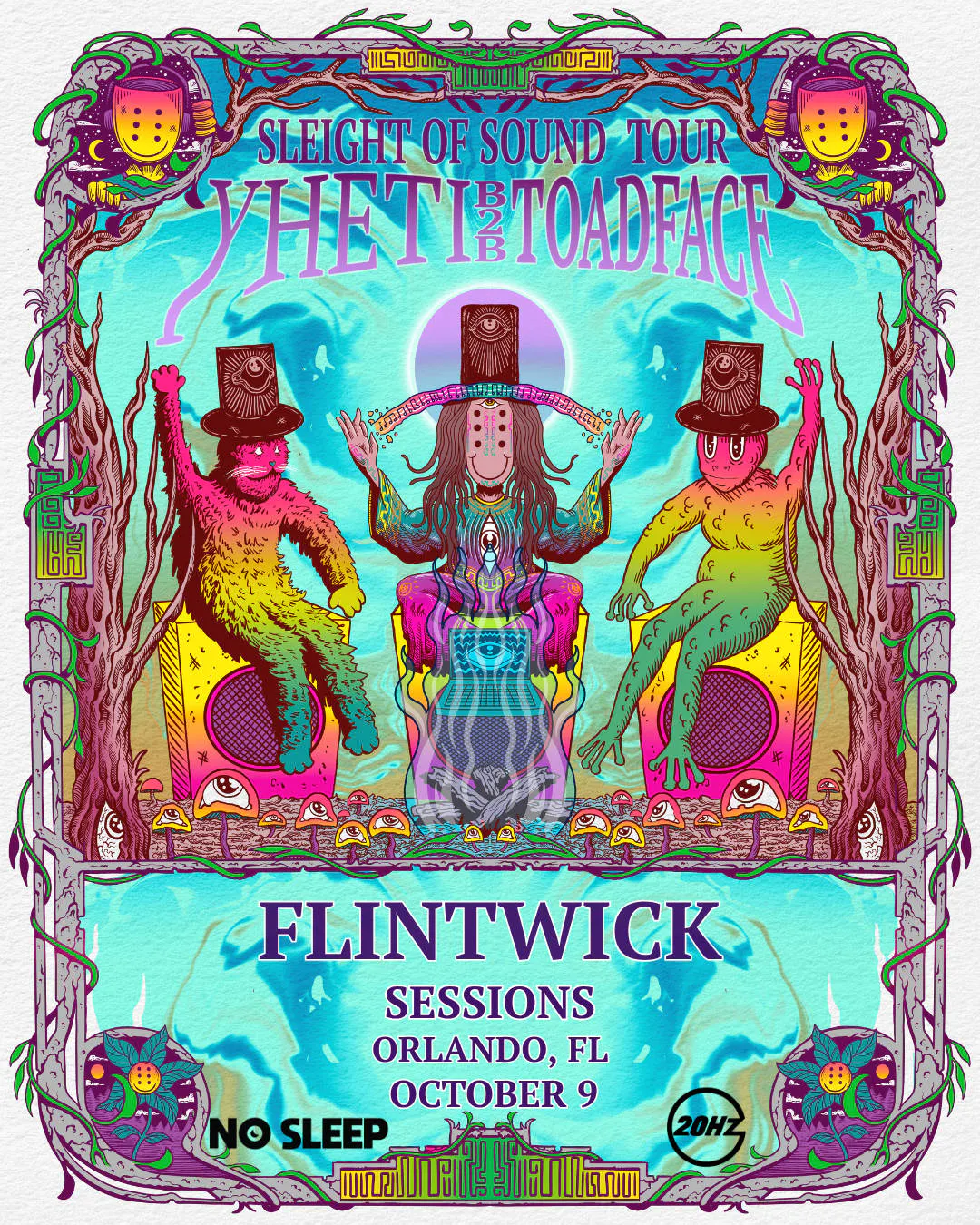 Yheti b2b Toadface @ Sessions event banner