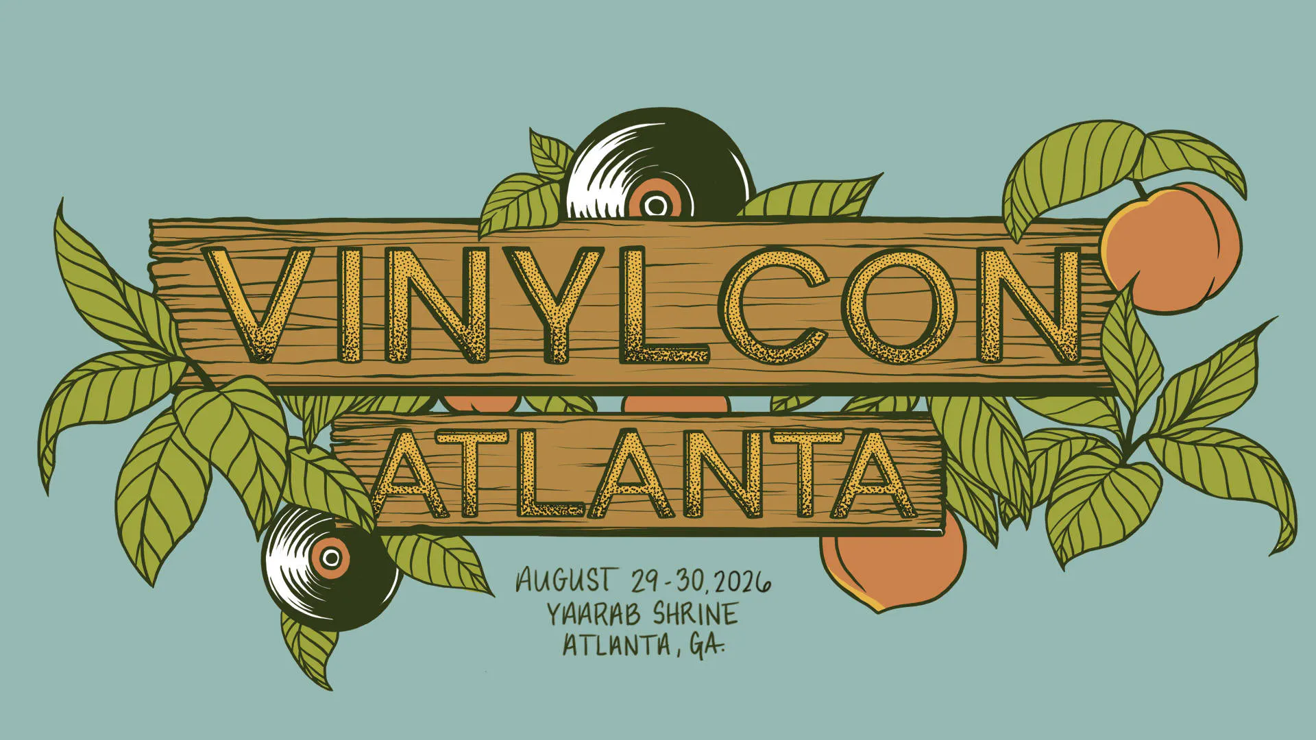 VinylCon! Atlanta - August 29-30 event banner