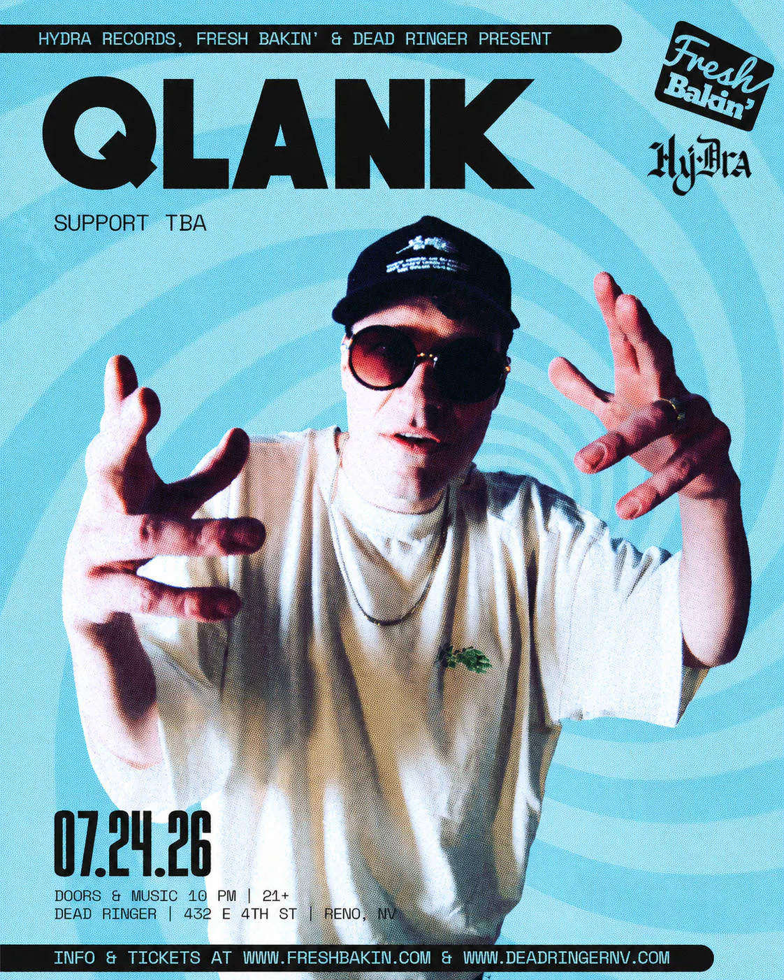 Qlank event banner