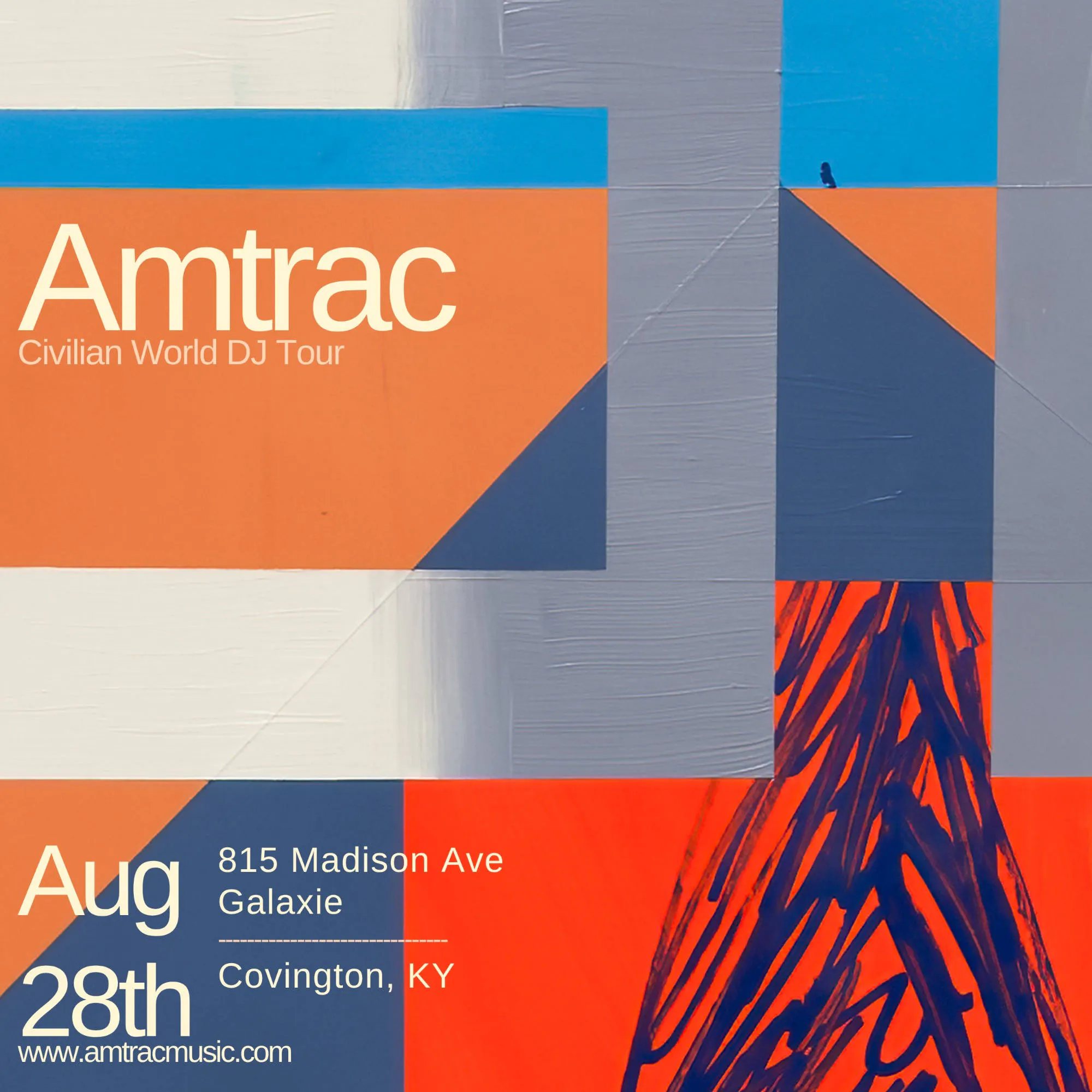 Amtrac : Civilian World DJ Tour event banner